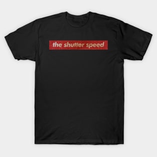 THE SHUTTER SPEED - SIMPLE RED VINTAGE T-Shirt